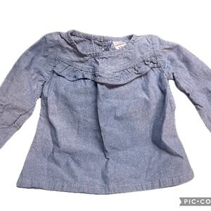 Kids Blue Long Sleeve Top